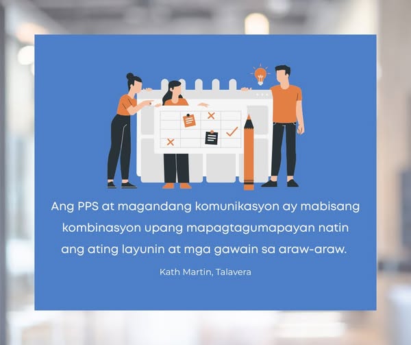 Kombinasyon ng PPS at Magandang Komunikasyon